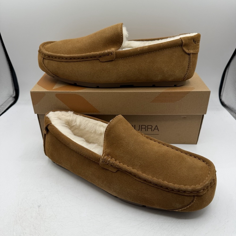 Koolaburra by UGG Tipton Slippers Mens Sz 9 Chestnut Slip On Shoes Moccasins